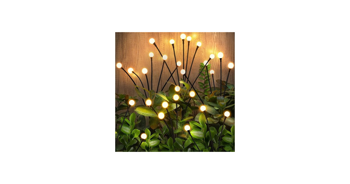 4-PK Firefly Lights with Flexible Wires White