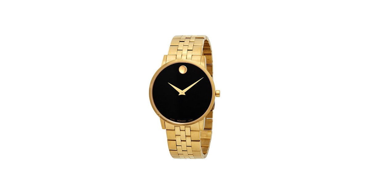Movado Men's Swiss Museum Classic Gold PVD Watch
