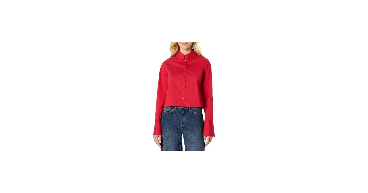 Amazon Essentials Poplin Oversized Shirt (L)