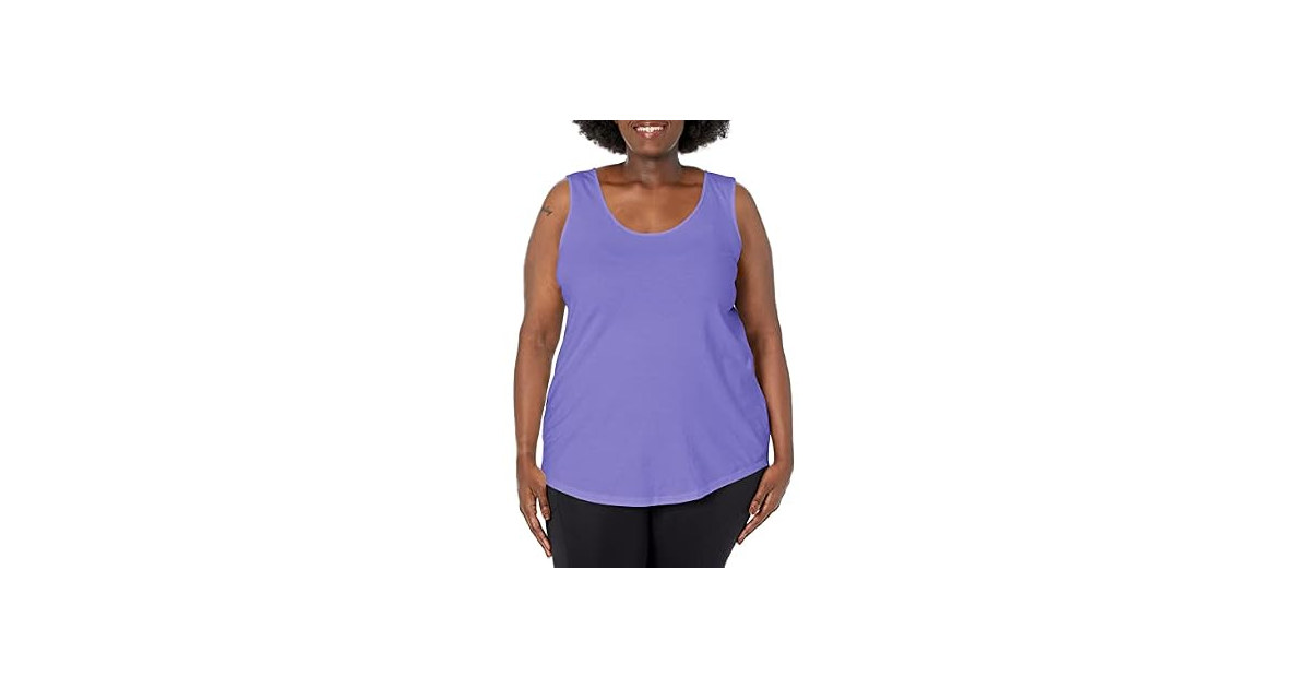 Just MY Size Women (5X) Cotton Jersey Tank Top