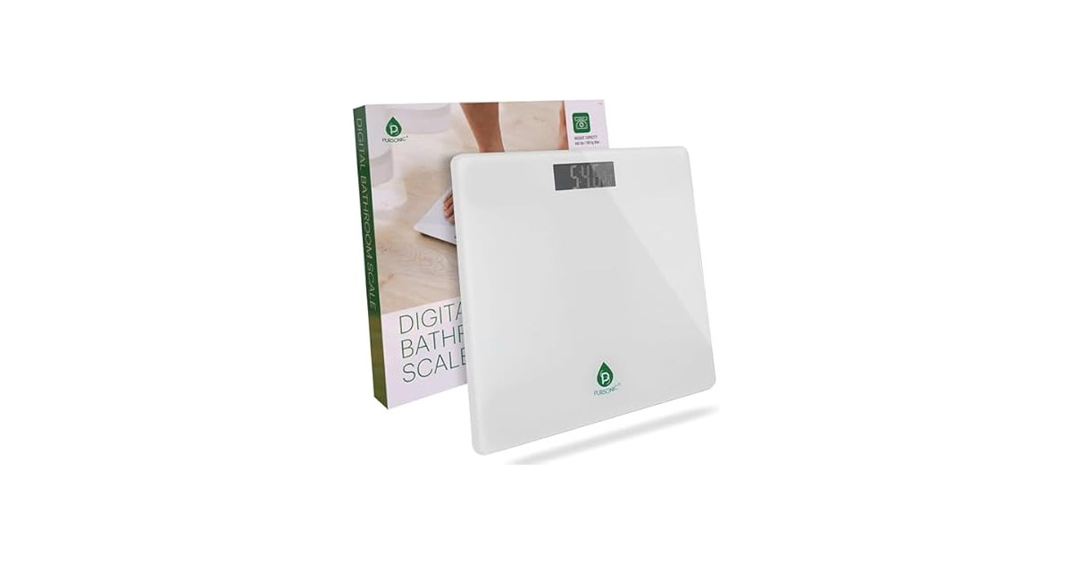 Pursonic Digital Bathroom Scale (1 or 2pk)