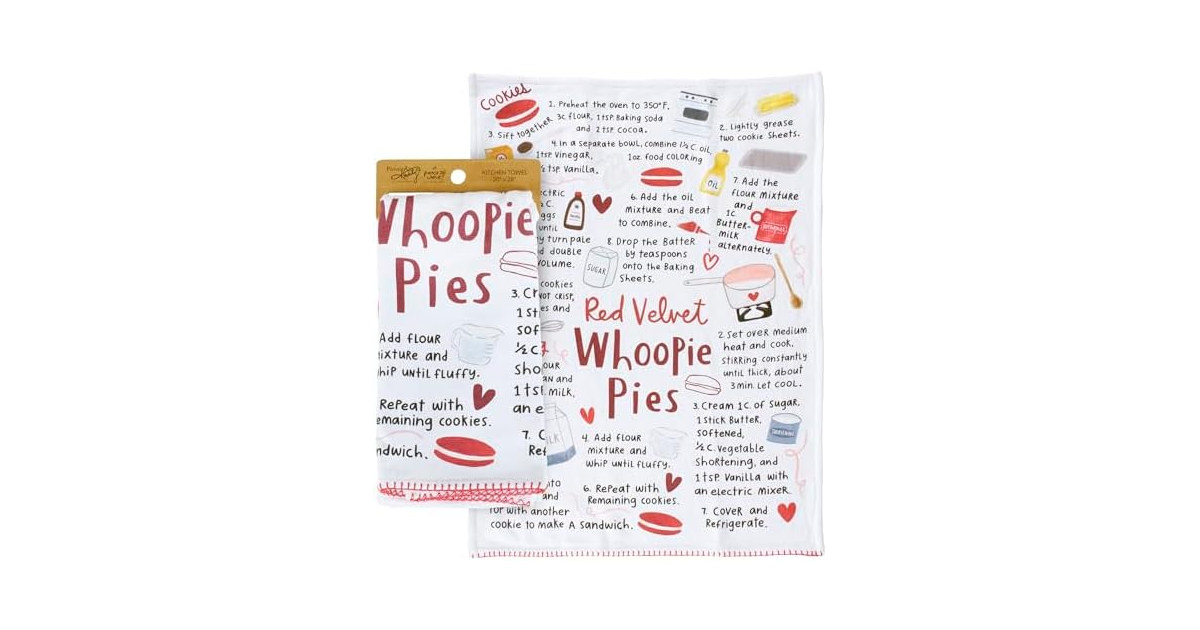 Primitives by Kathy Decorative Kitchen Towel Red Velvet