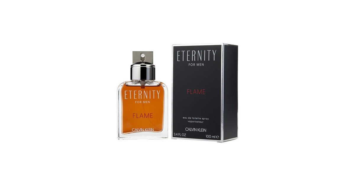 Eternity Flame/Calvin Klein EDT Spray 3.4 Oz