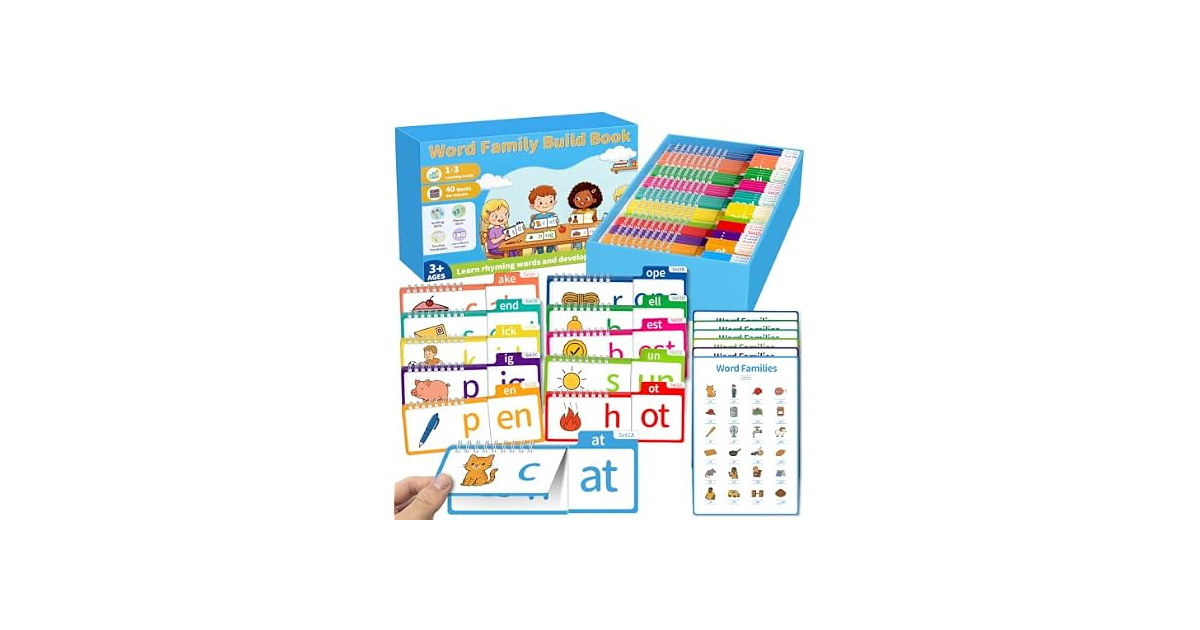 Sinoome Phonics Flash Cards