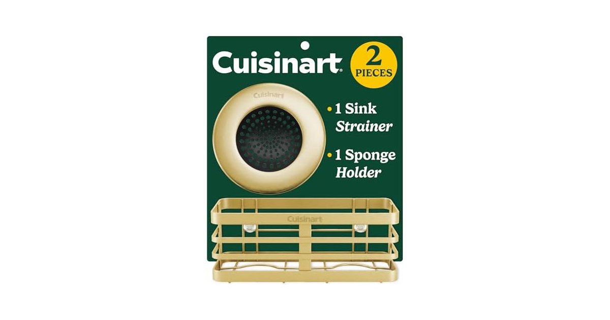 Cuisinart Sink Drain Strainer and Sponge Holder