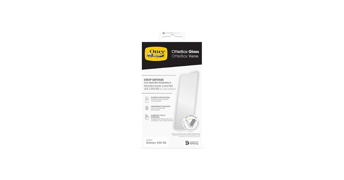 OtterBox Samsung Galaxy A36 5G Glass Screen Protector