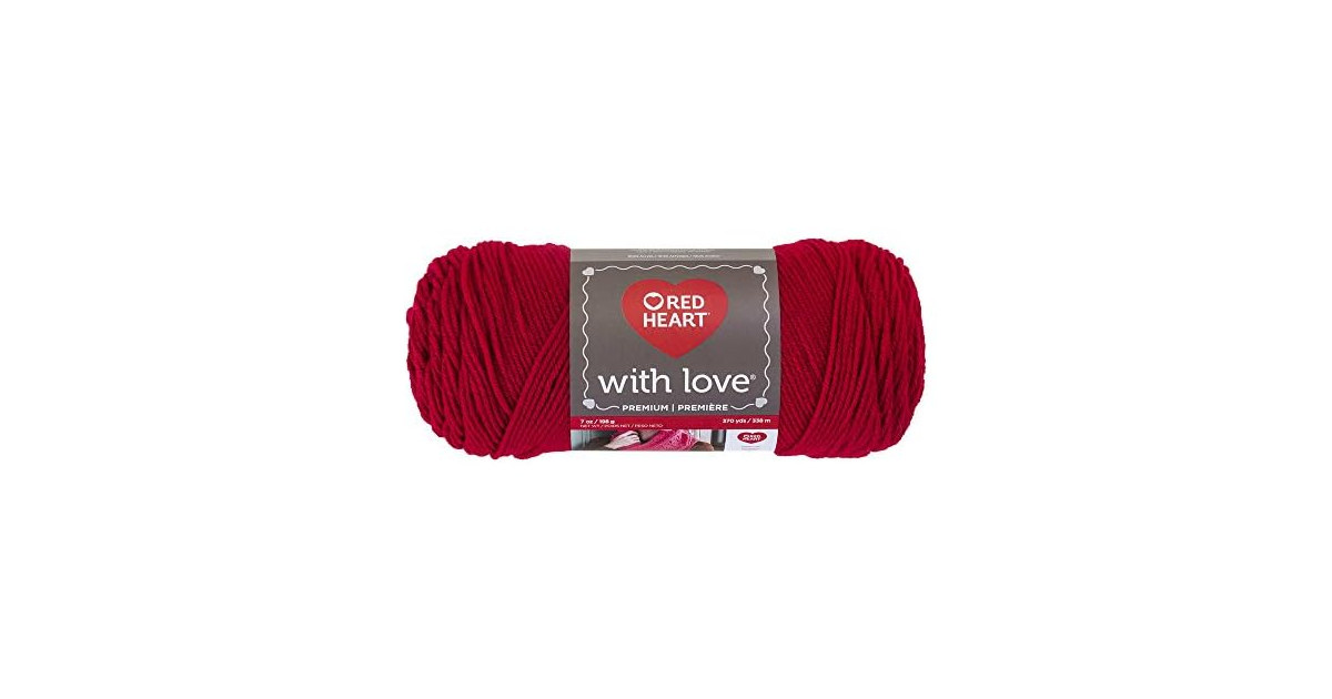 Red Heart 10016773 With Love Yarn, Holly