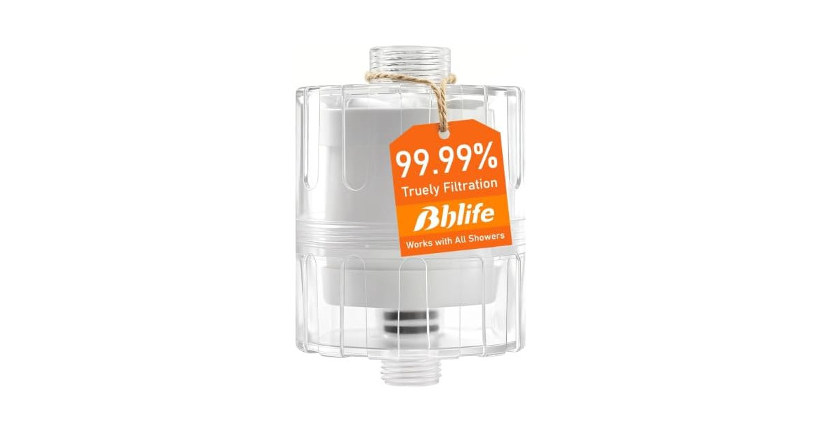 BBLIFE NSF Tested Transparent Shower Filter