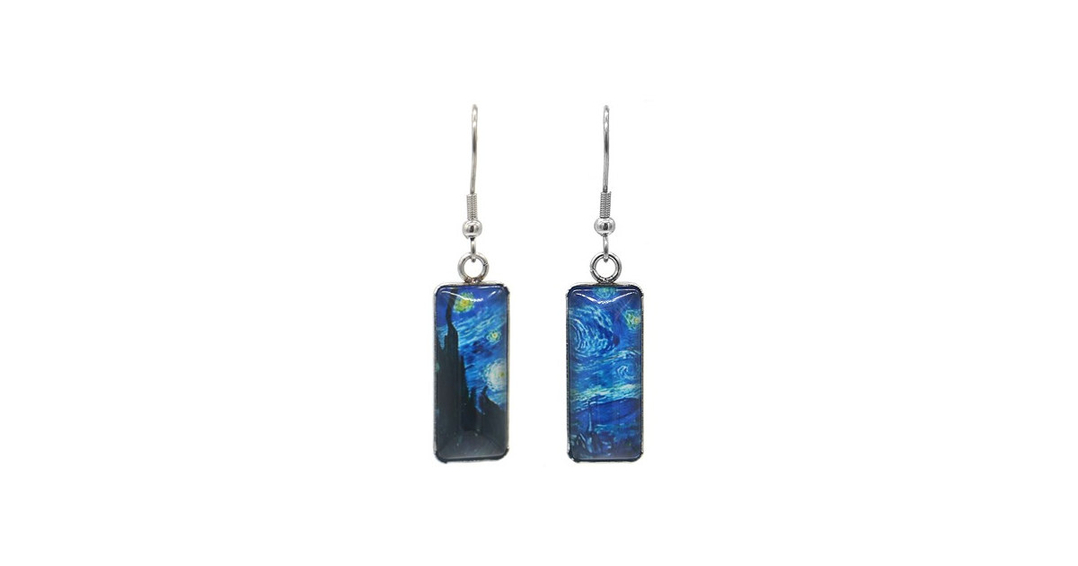 A Starry Night Hook Earrings