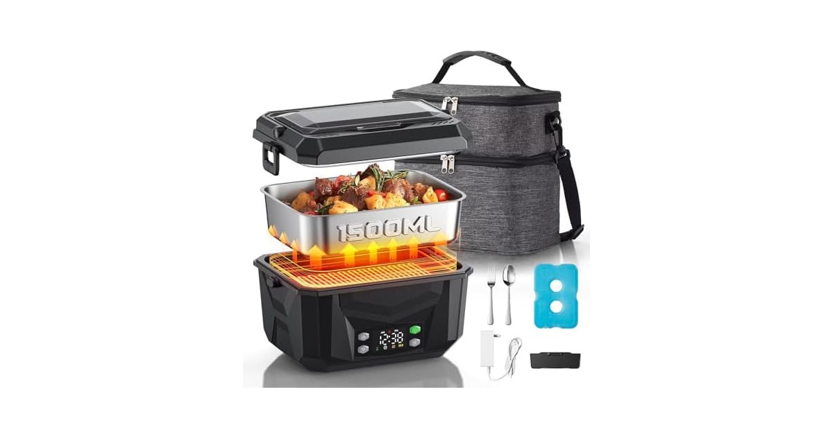 100W Heated Lunch Box for Adults