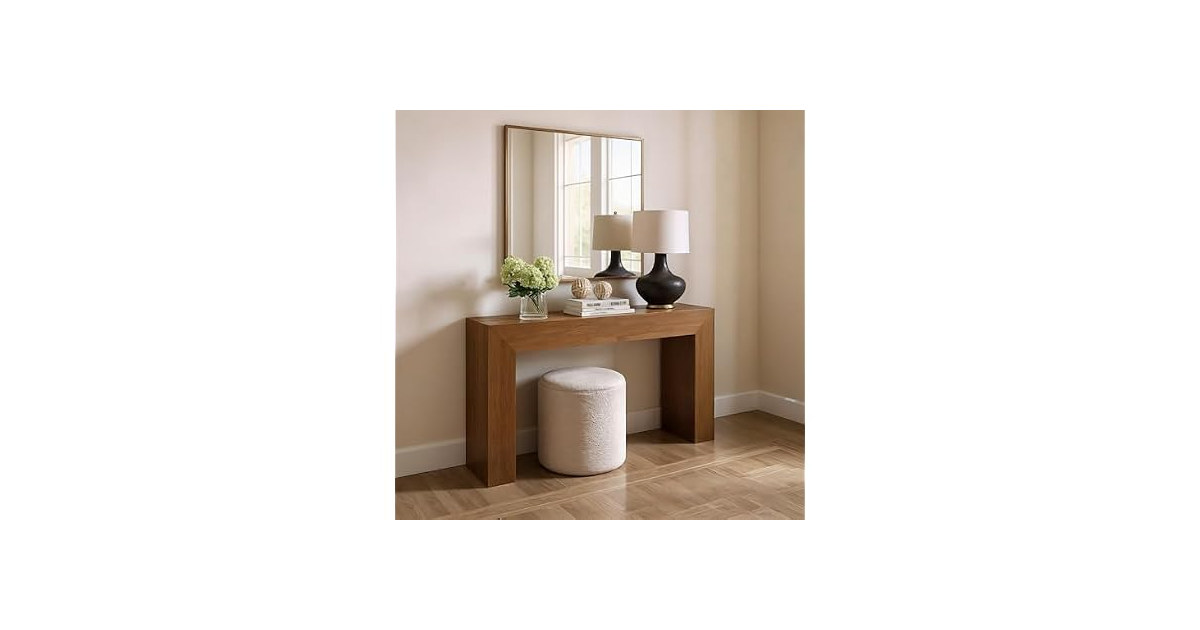 Plank+Beam Grand Console Table Pecan