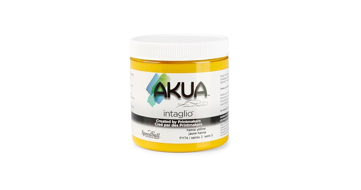 Akua Intaglio Water-Based Ink, 8-Ounce Jar,