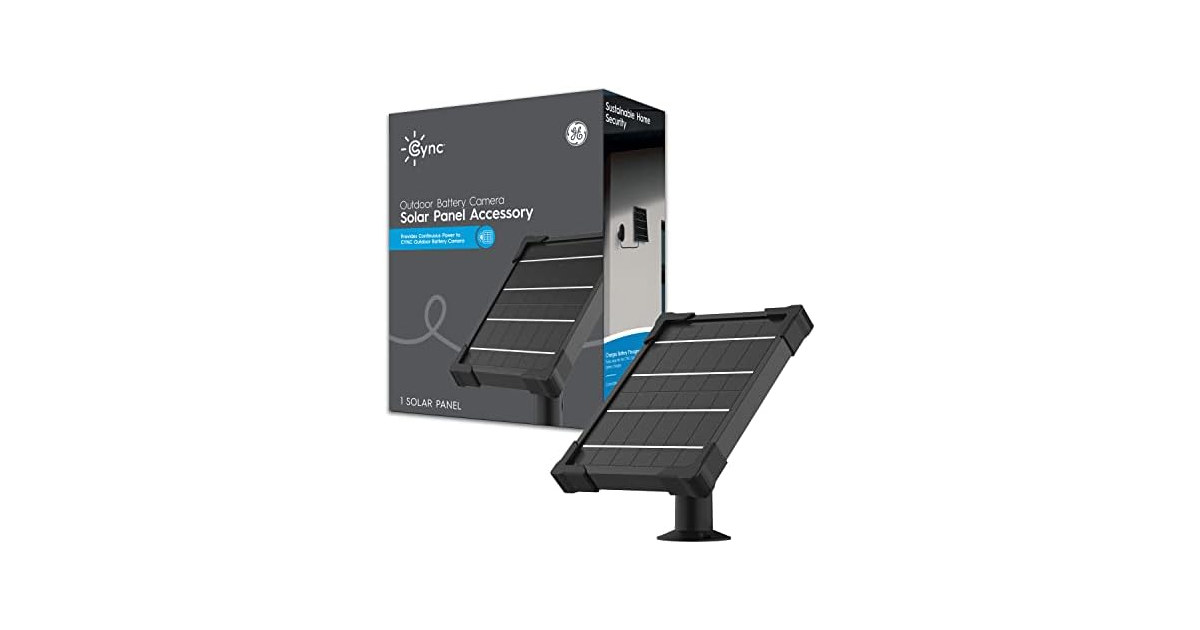 GE ACCCAM Outdoor Solar Power Panel