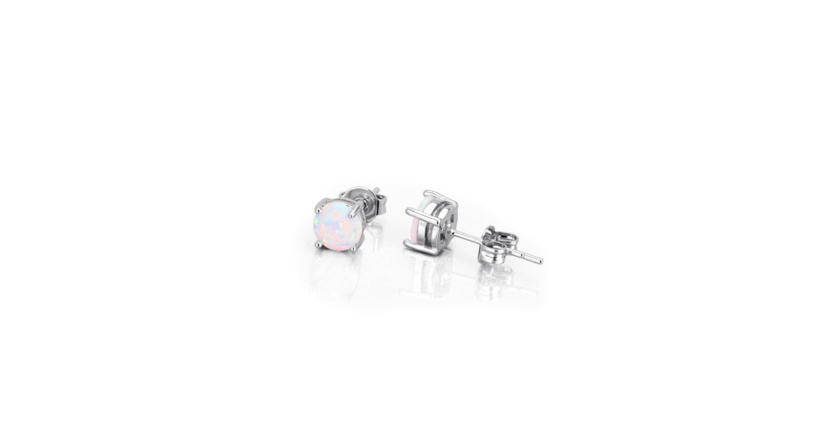 Genuine White Fire Opal in Sterling