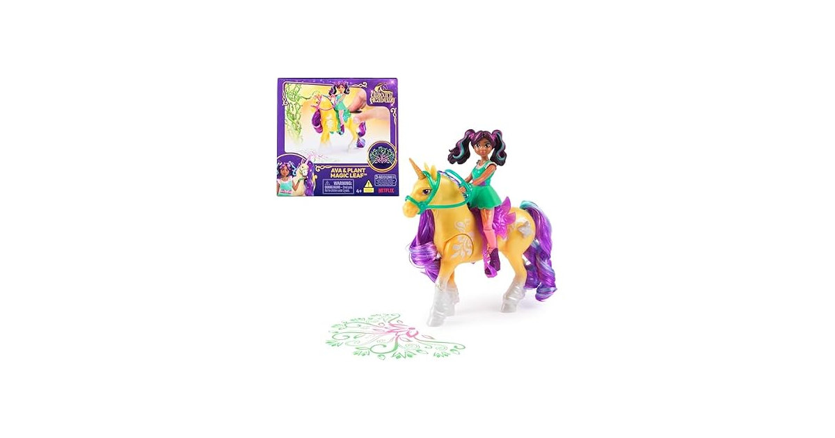 Unicorn Academy Ava & Plant Magic Leaf
