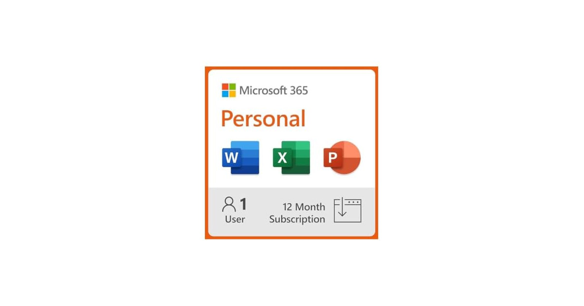 Microsoft 365 Personal Subscription