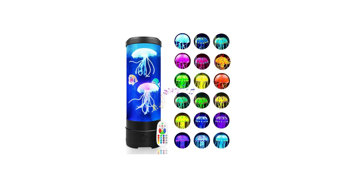 Jellyfish Lamp With Bluetooth Speaker