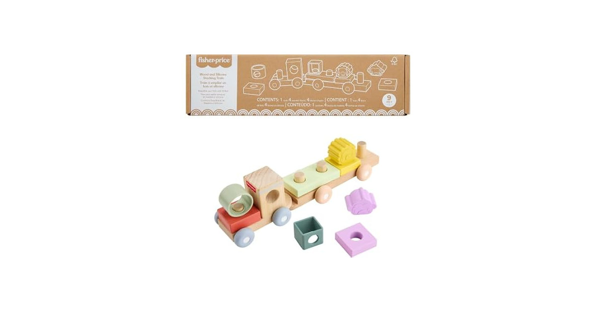 Fisher-Price Wood Stacking Train