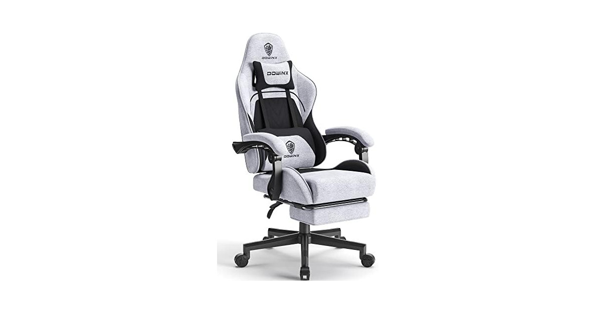 Dowinx Gaming Chair Fabric with Pocket