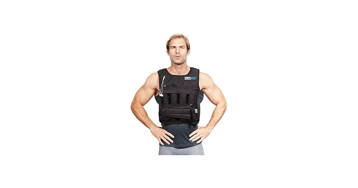RUNmax rf20nop Run Fast Weighted Vest (20lbs)