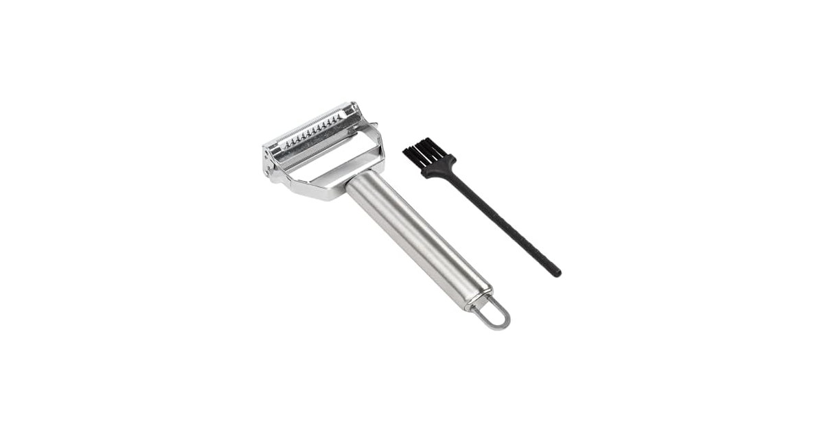 Tasty Julienne Vegetable Peeler with Cleaning Brush