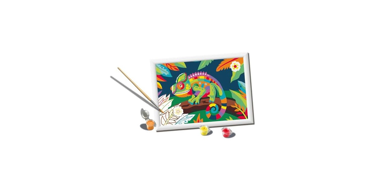 Ravensburger CreArt Colorful Chameleon Paint‑by‑Number Kit