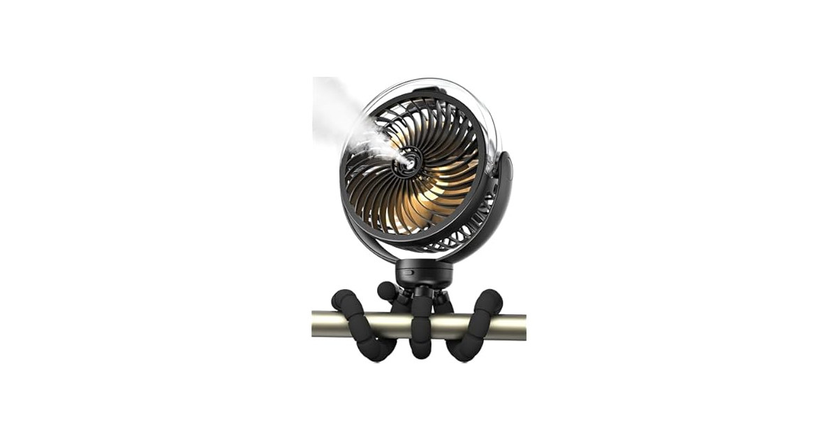 Wavmill Misting Stroller Fan