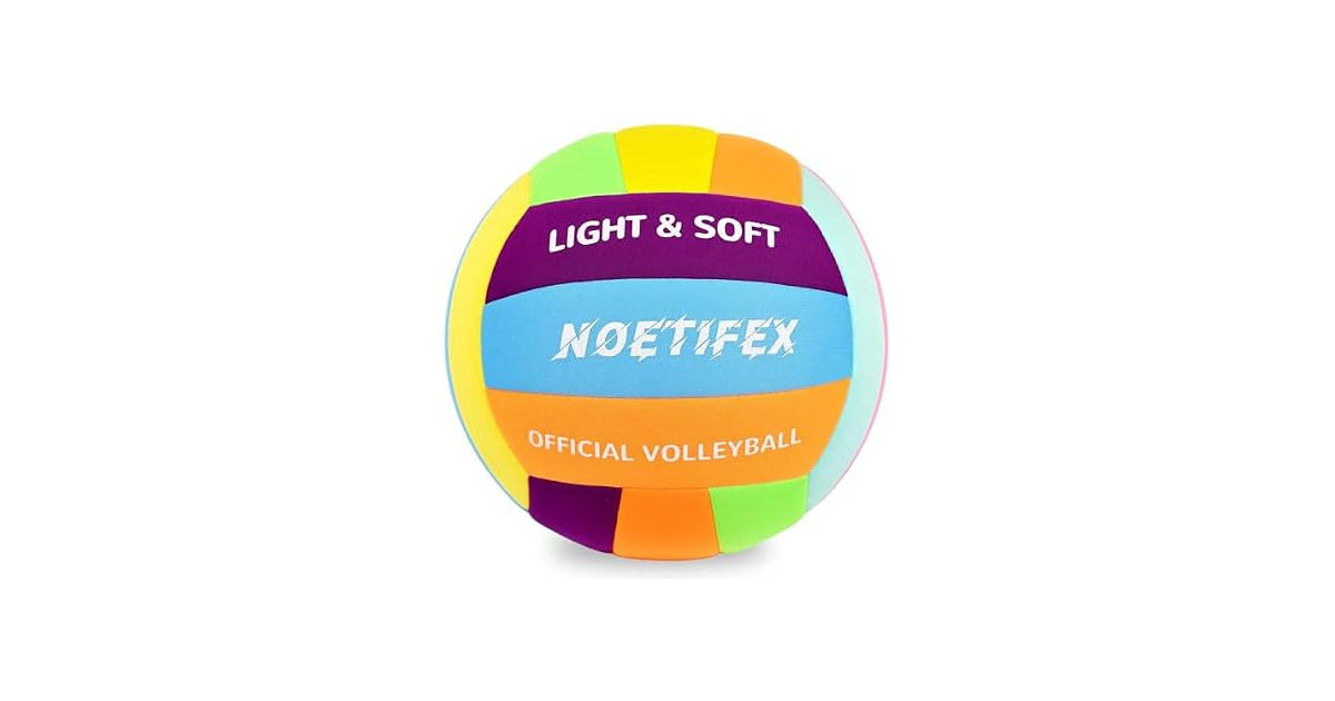 Multicolor Soft Volleyball Practice Ball
