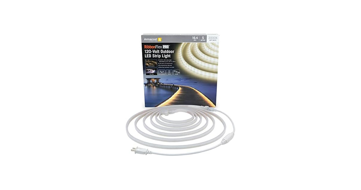 Armacost Lighting RibbonFlex Pro Outdoor 16.4 ft LED Strip Light Kit