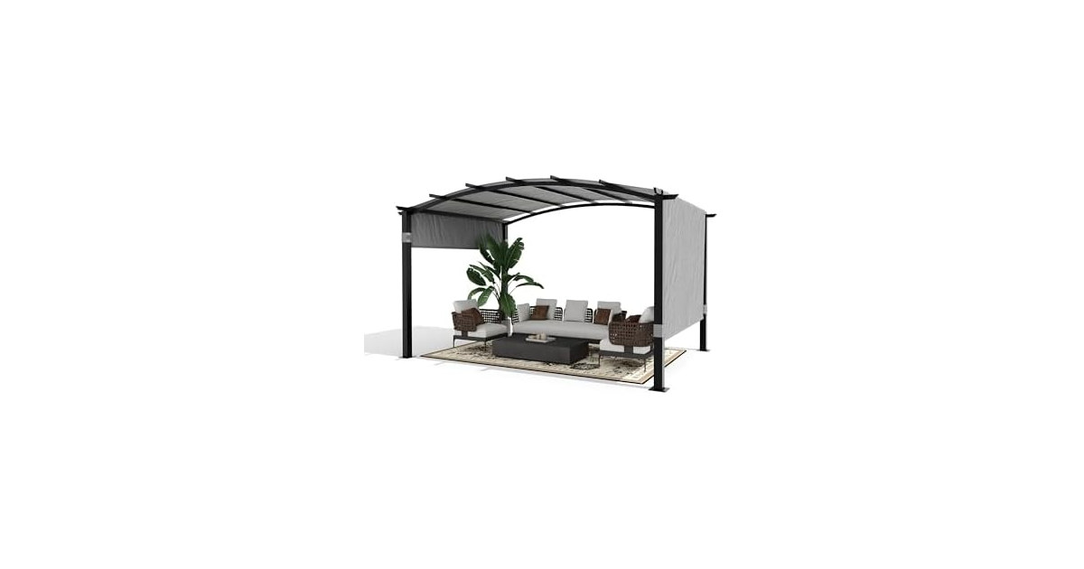 KYBOLT KYBOLT 12x9 Ft Outdoor Arched Pergola
