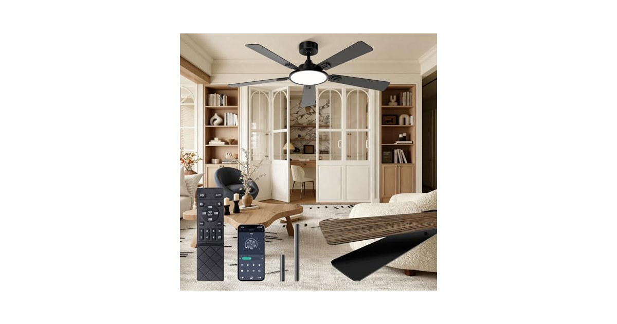 Kainozoic 52in Ceiling Fan Dual Finish