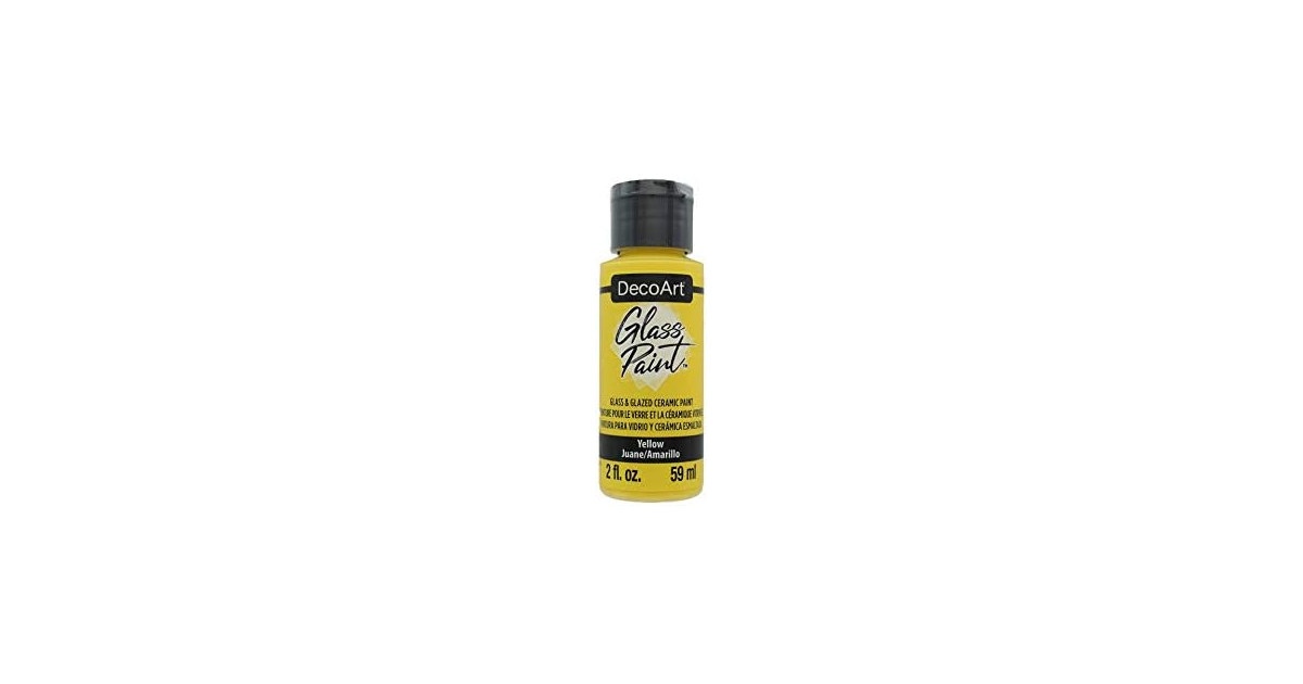 Deco Art GLASS PAINT 2OZ YELLOW, us:one size