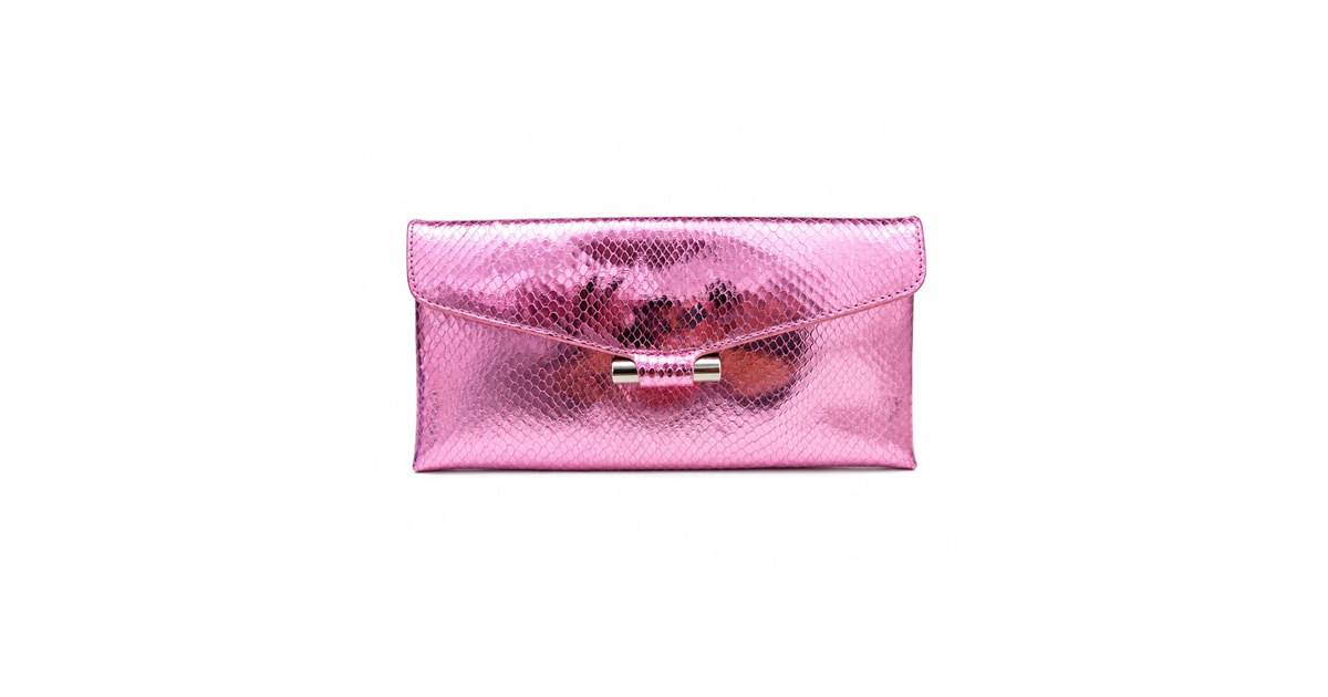 Stuart Weitzman Danika Metallic Clutch