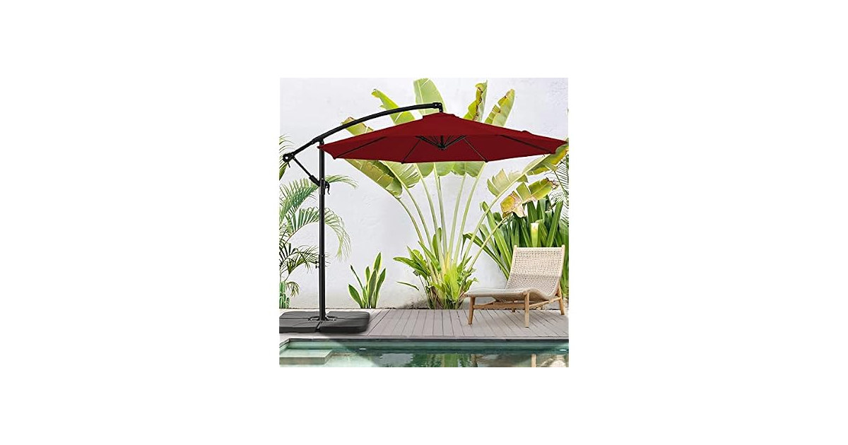 Bluu Banyan FT Patio Offset Umbrella Umbrellas