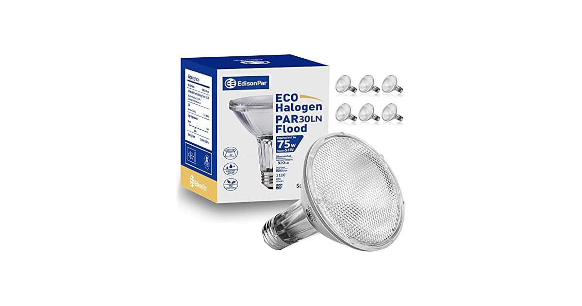 6 Pack Dimmable ECO Halogen Bulbs