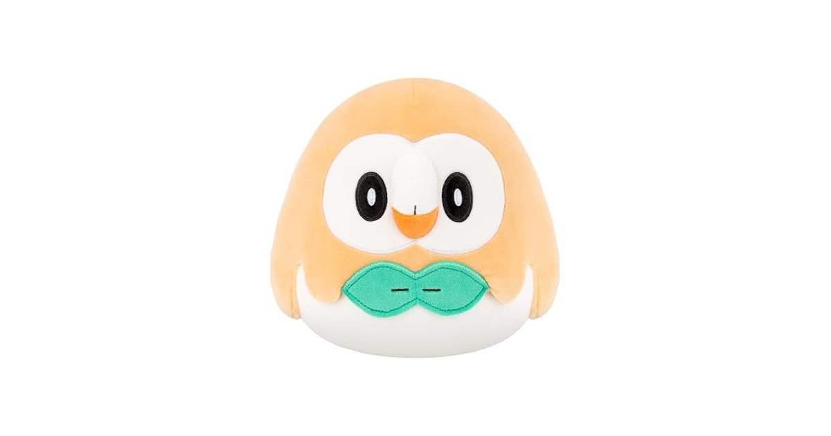Squishmallows Original 8in Rowlet Pokémon Plush