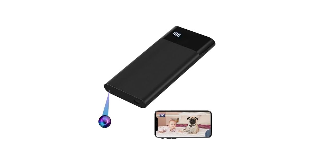 WIWACAM 2K WiFi Camera W/ 5000mAh Battery