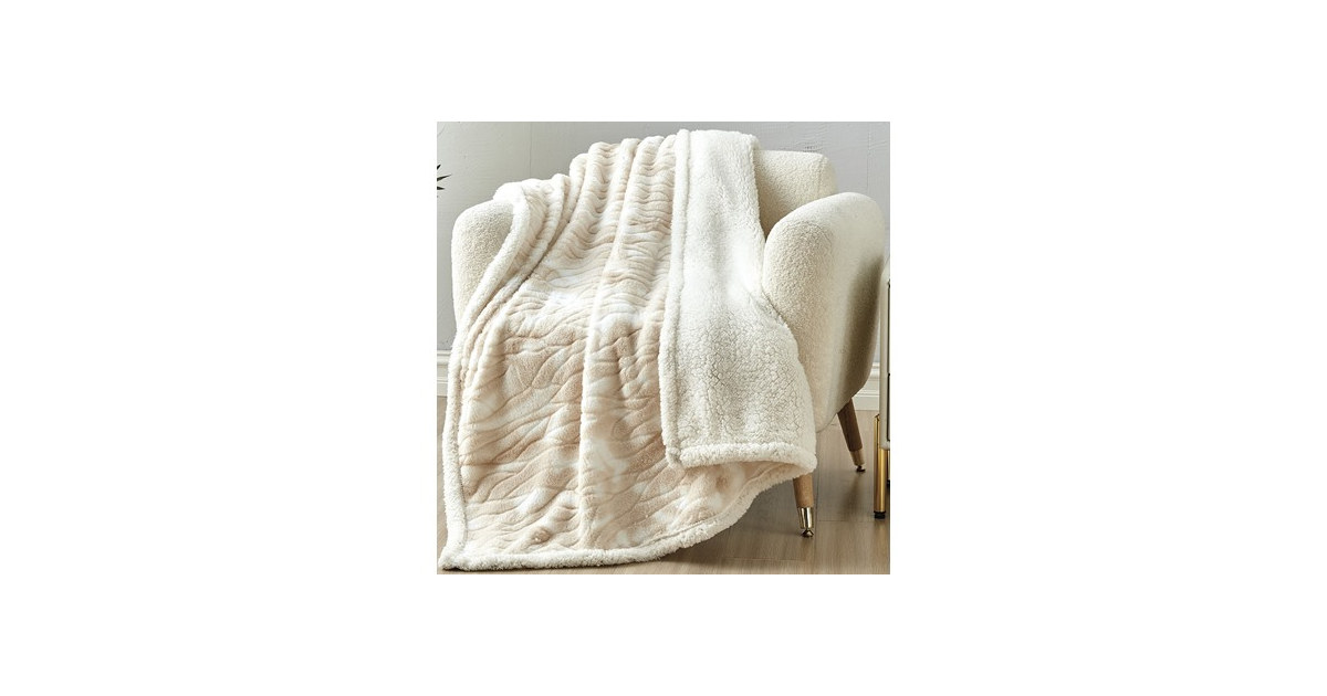 Luxury Home Alaska Micro Plush Throw