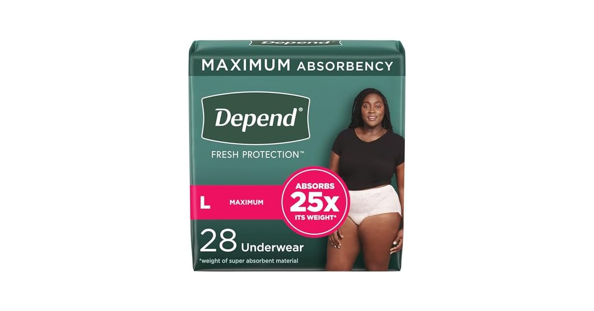 Depend Fresh Underwear Female