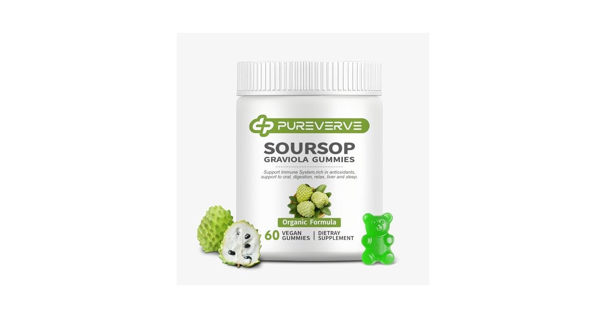 Soursop Graviola Gummies 60 Count