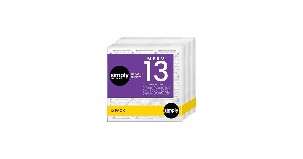Simply Air Filter, Merv 13, MPR 1500, 12 Pack