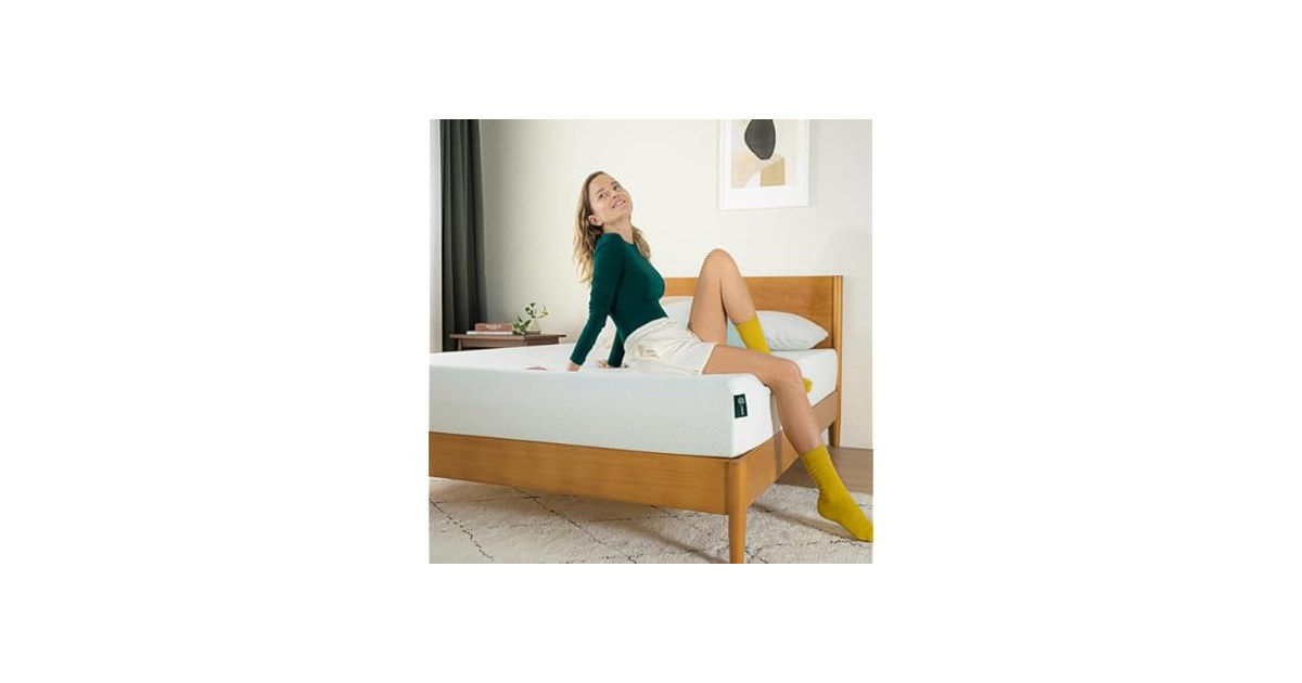 Zinus 8 Inch King Green Foam Mattress