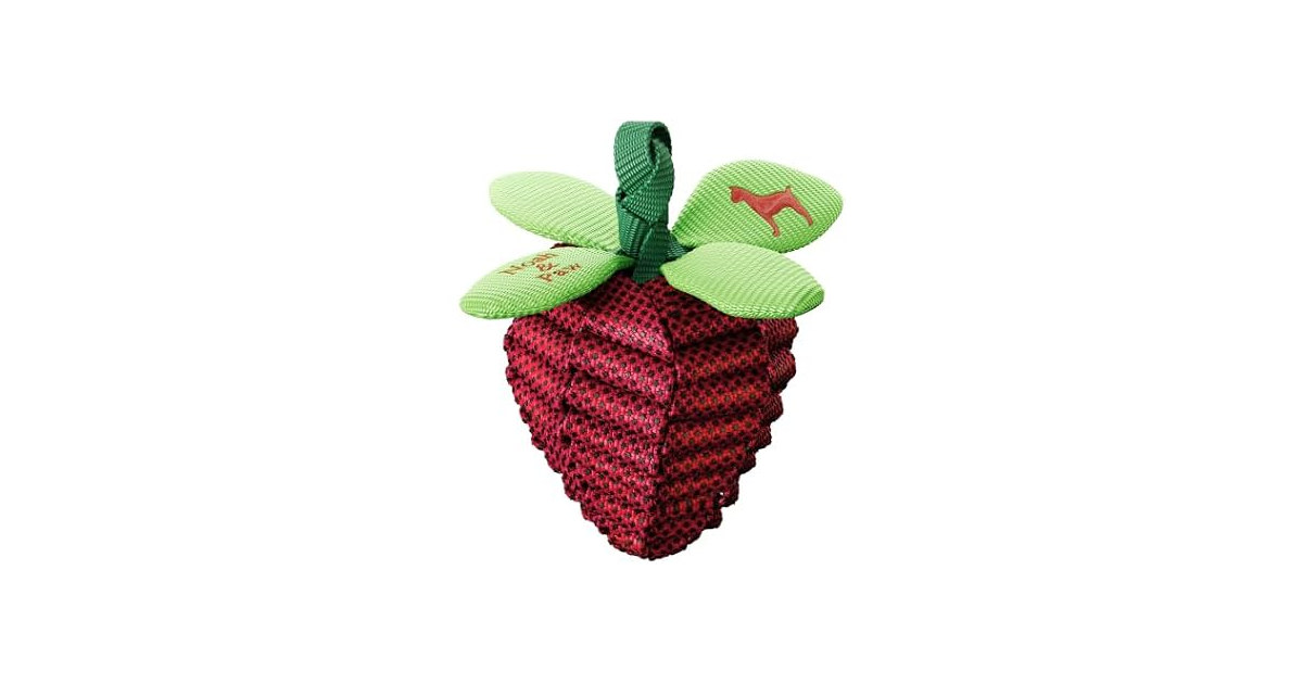NOAH & PAW Luxury Dog Toy, Strawberry