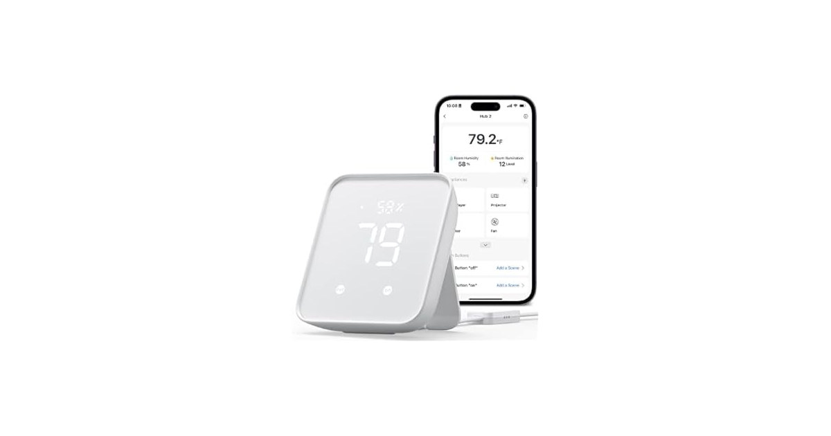 SwitchBot B0BM8VS13P Thermometer Hygrometer (Open Box)