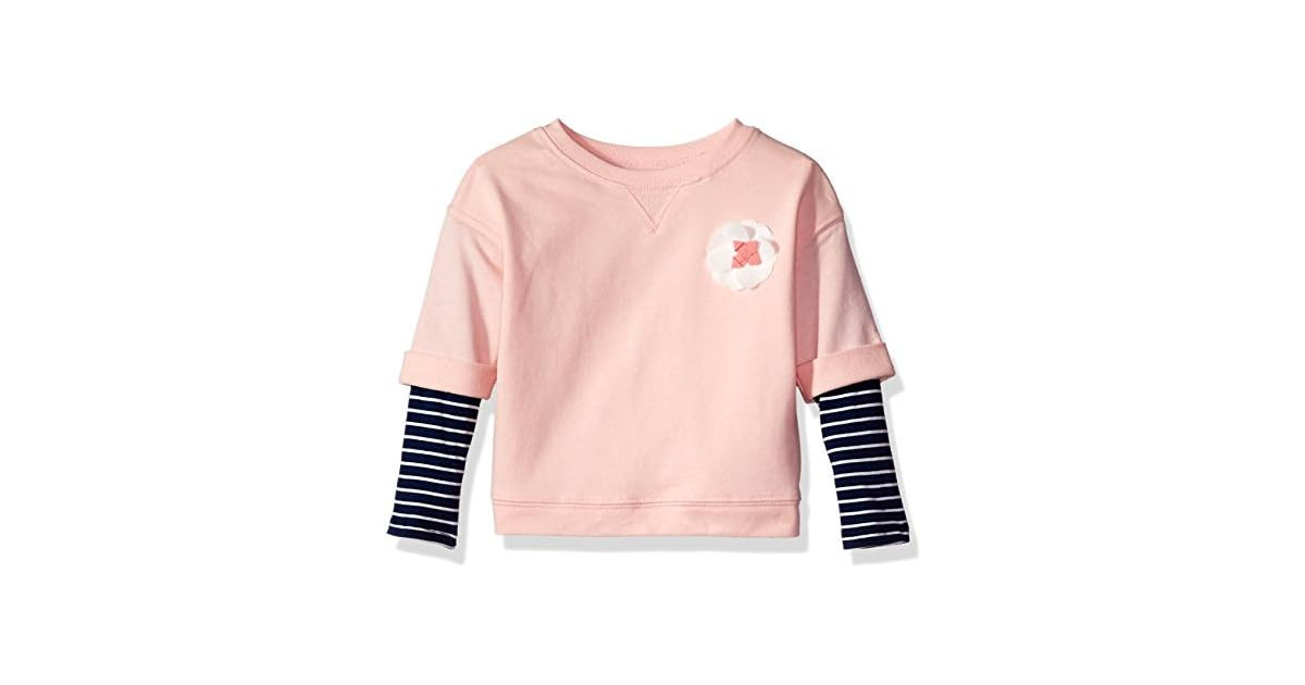 Carter's Girls Knit Fashion Top, Pink,