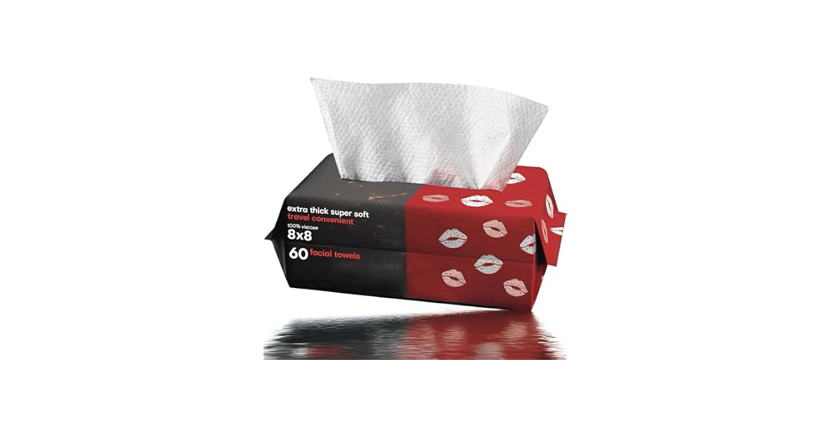 Disposable Face Towels XL 8x8 Inch