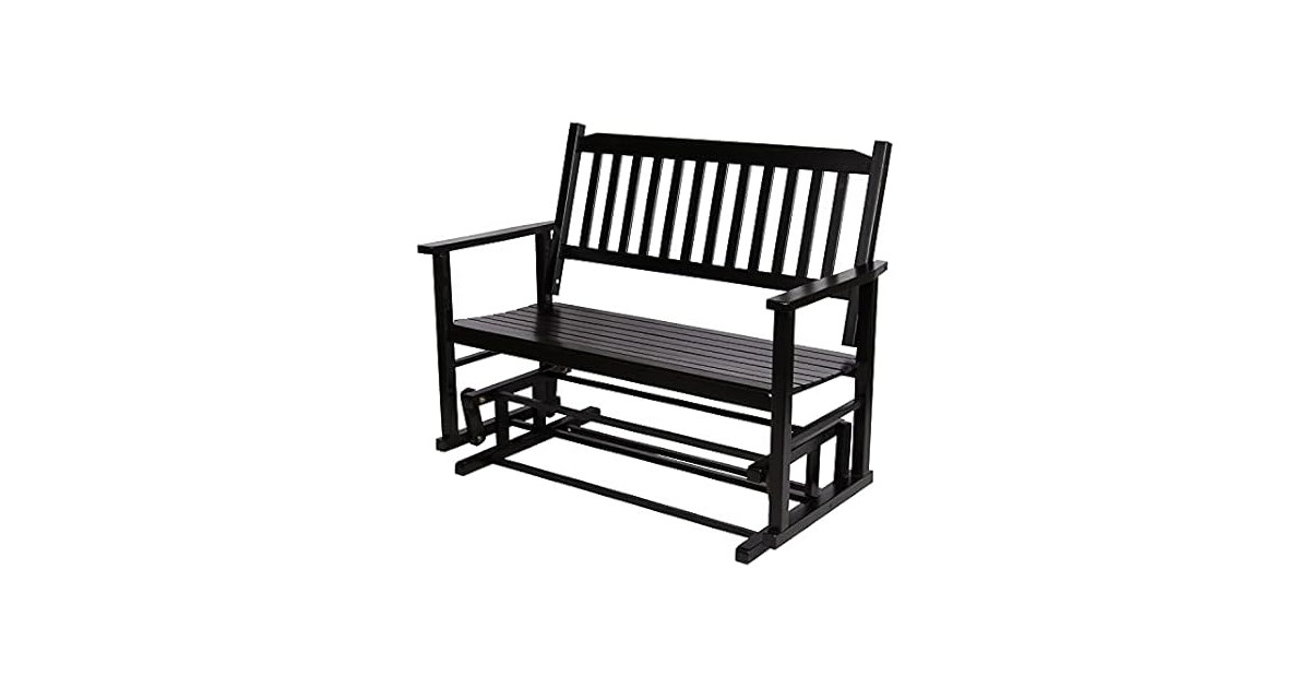 Shine Company Torrey Outdoor Patio Glider Bench