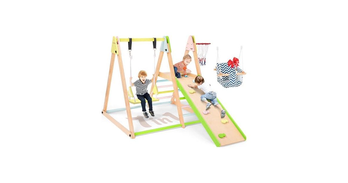 CoziBB 7 in 1 Indoor Jungle Gym