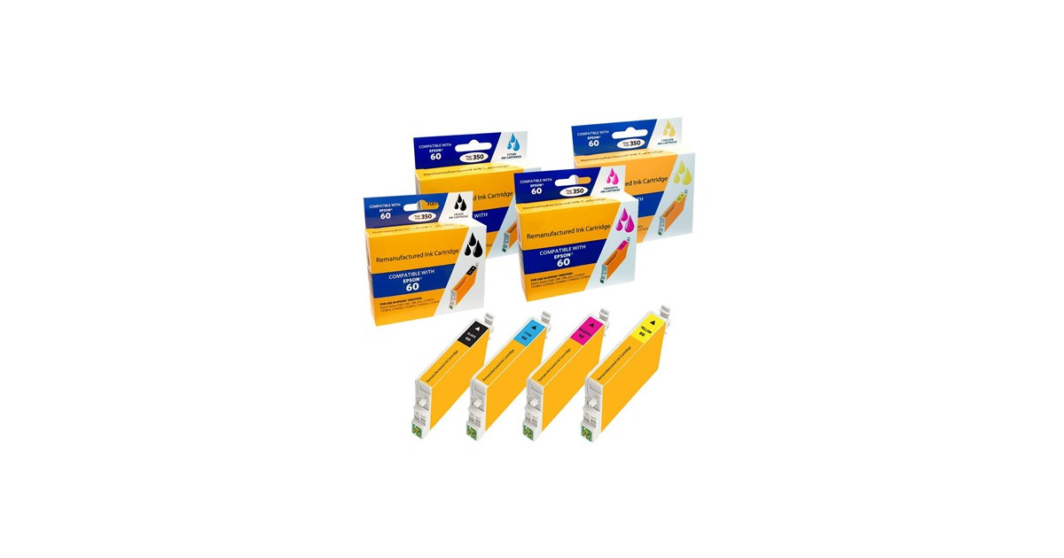 Compatible Epson 60 ink Cartridge Combo Pack