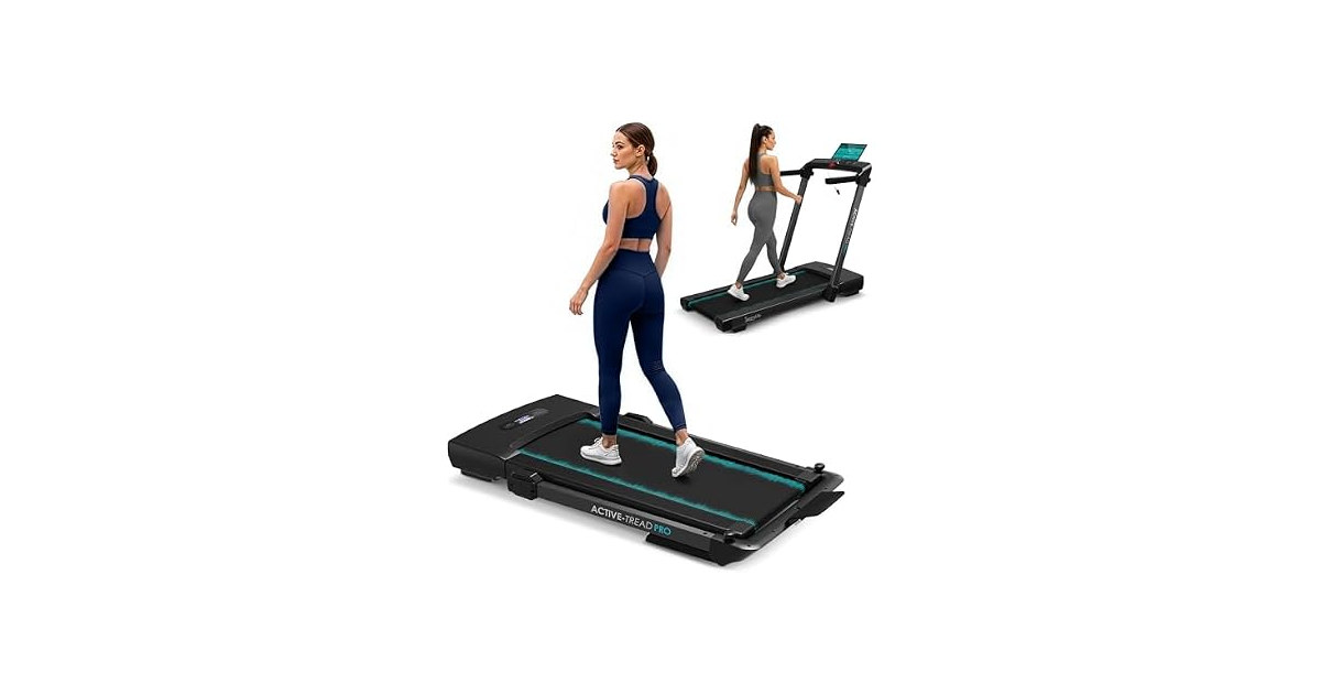 SereneLife 2-in-1 Foldable Treadmill & Walking Pad